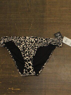 Bar Iii Black Bar Iii Printed Side Tab Hipster Bikini Bottom Multi M Sz M